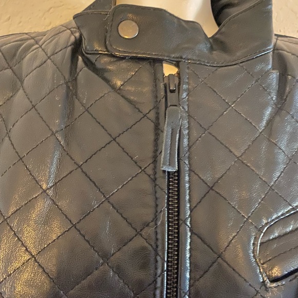 Quilted Leather Jacket exemplar size XS - Picture 6 of 13